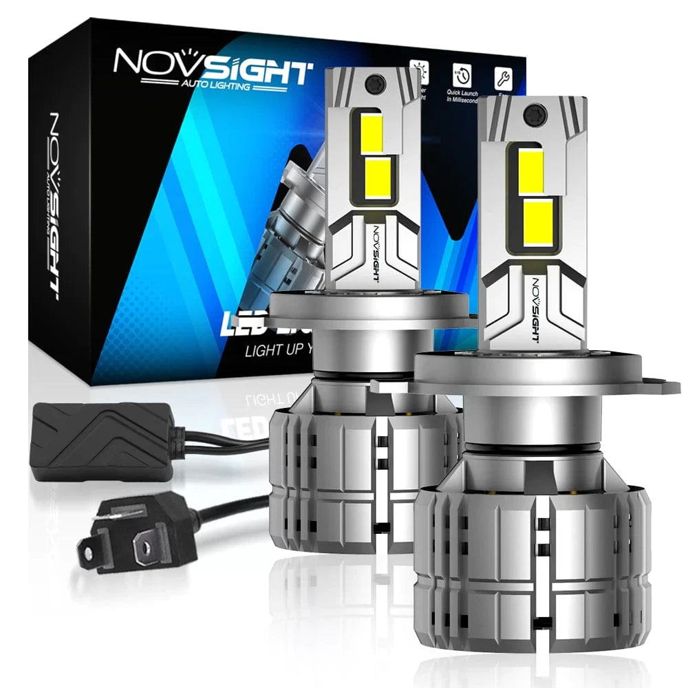 2X H4 9003 LED Headlight Bulbs Conversion Kit for