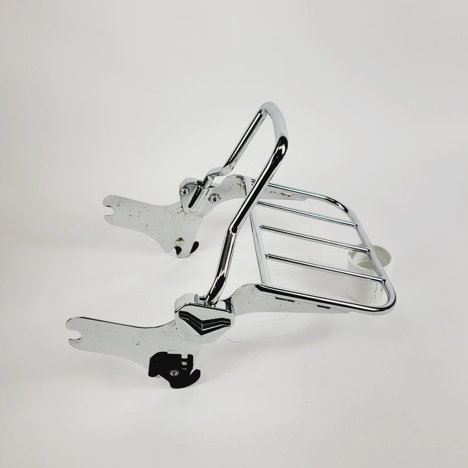 Chrome Sissy Bar Passenger Backrest/Luggage Rack for Harley Davidson Touring (1997–2008)