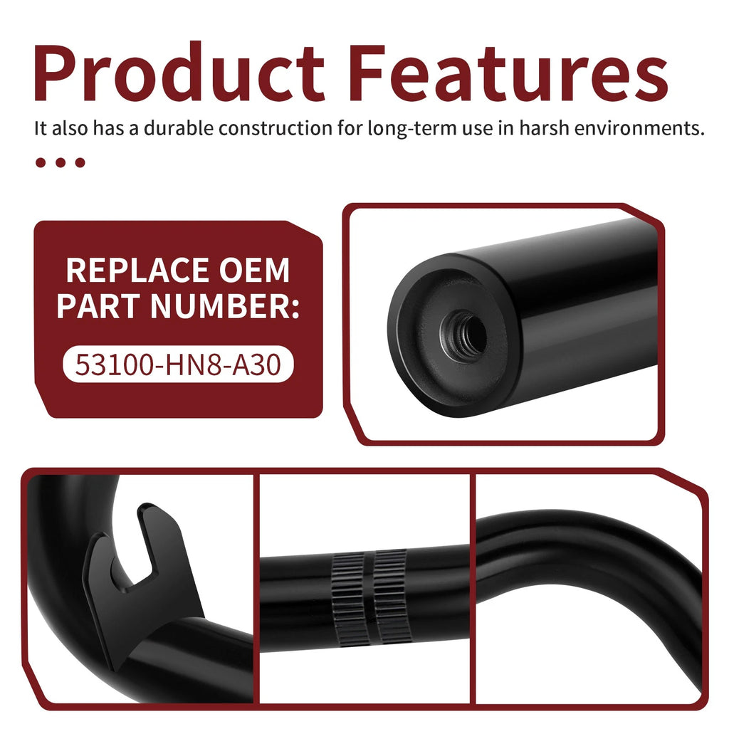 Heavy Duty Handlebar 53100-HN8-A30 for Honda Rincon 650 TRX650FGA (2004–2005)