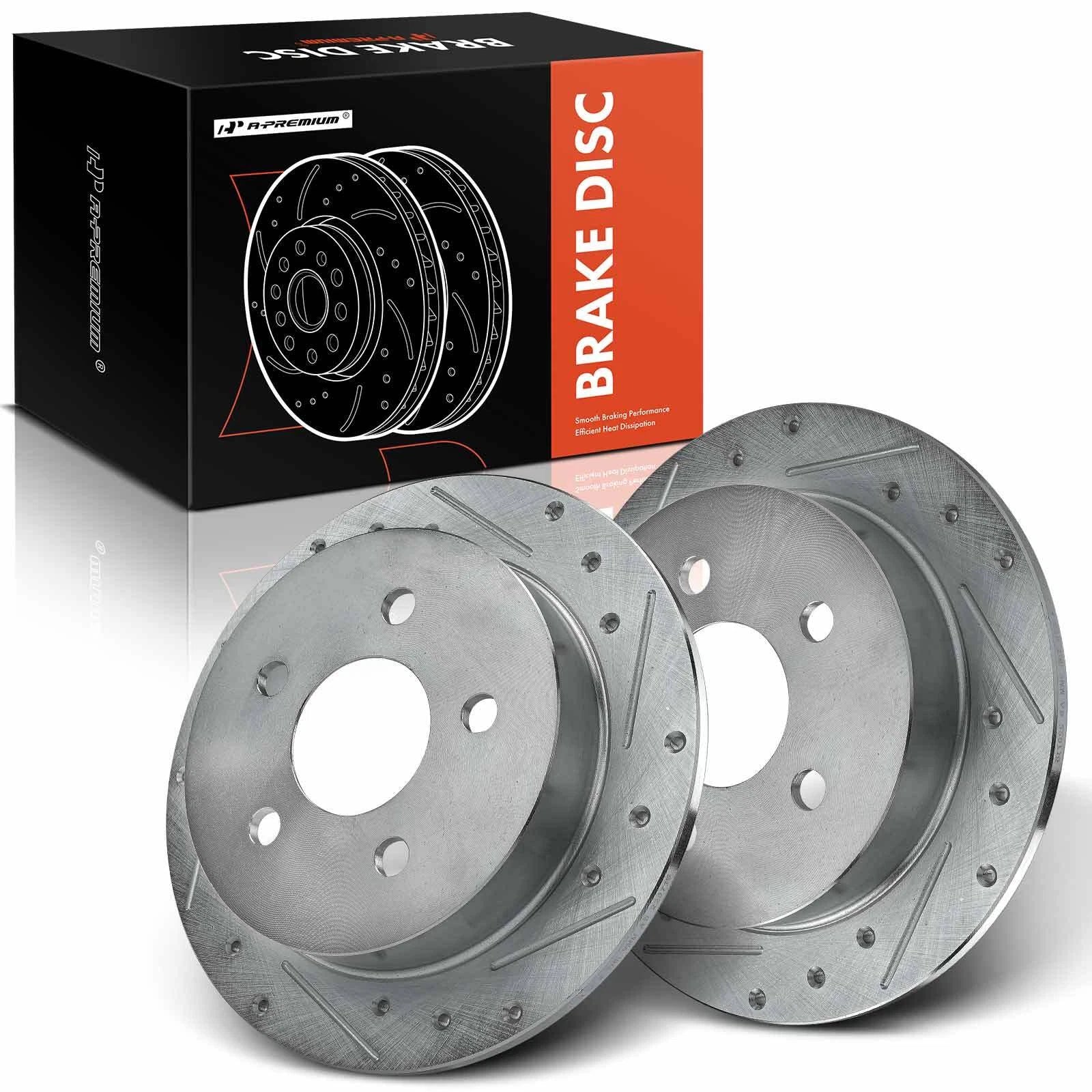 Rear Drilled Brake Rotors for Chevrolet Impala (2000–2005)