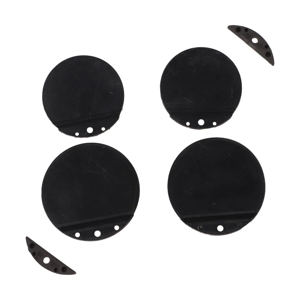 Set of 4 Boat Drain Cover Replacement Kit for Marine Drain Valve Repairs