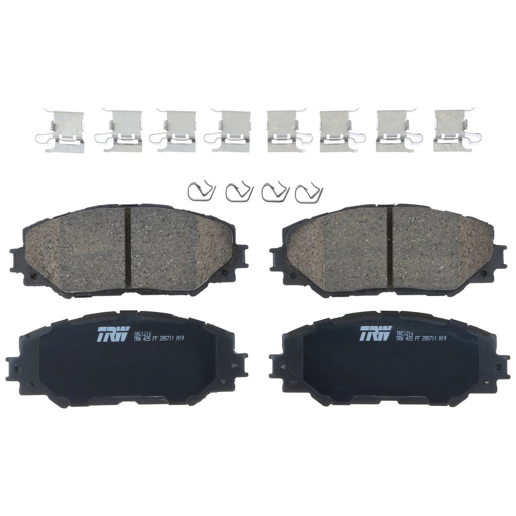 Front Brake Kit with 275mm Disc Rotors & TRW Ceramic Pads for HS250h xB Prius V RAV4 (2010–2018)
