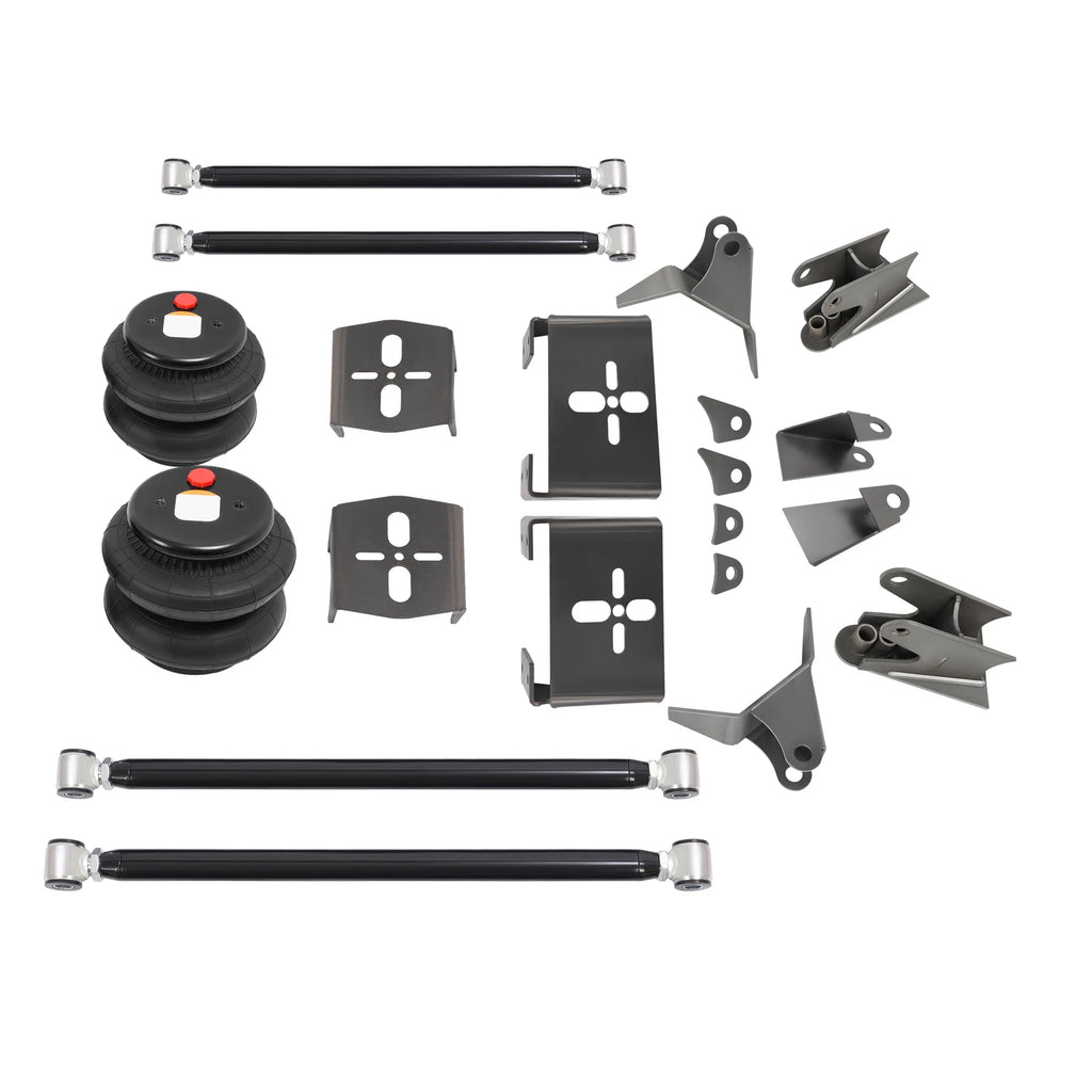 3.25" Axle Air Ride Kit for - Triangulated 4 Link, Air Bags