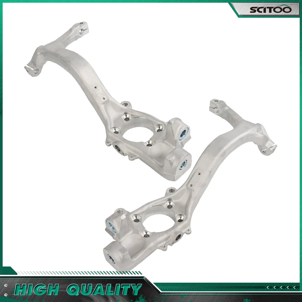 2X Front LH & RH Steering Knuckle for Audi A4 A4 Quattro S4 (2005–2008)
