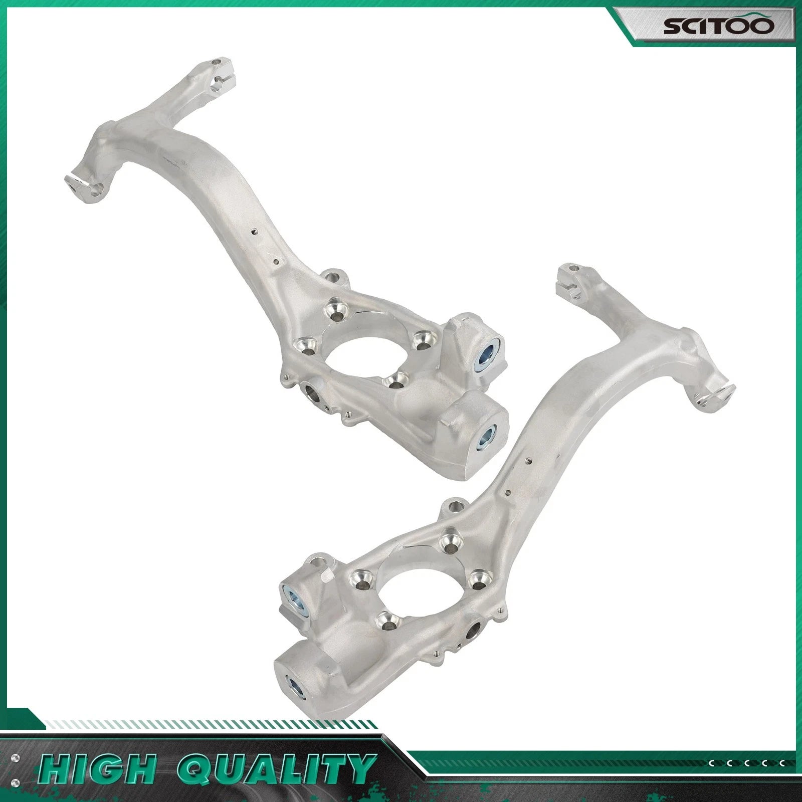 2X Front LH & RH Steering Knuckle for Audi A4 A4 Quattro S4 (2005–2008)