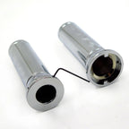 Chrome Billet Aluminum Hand Grips 22mm 7/8" for Yamaha YZF-R1 (2000–2023)