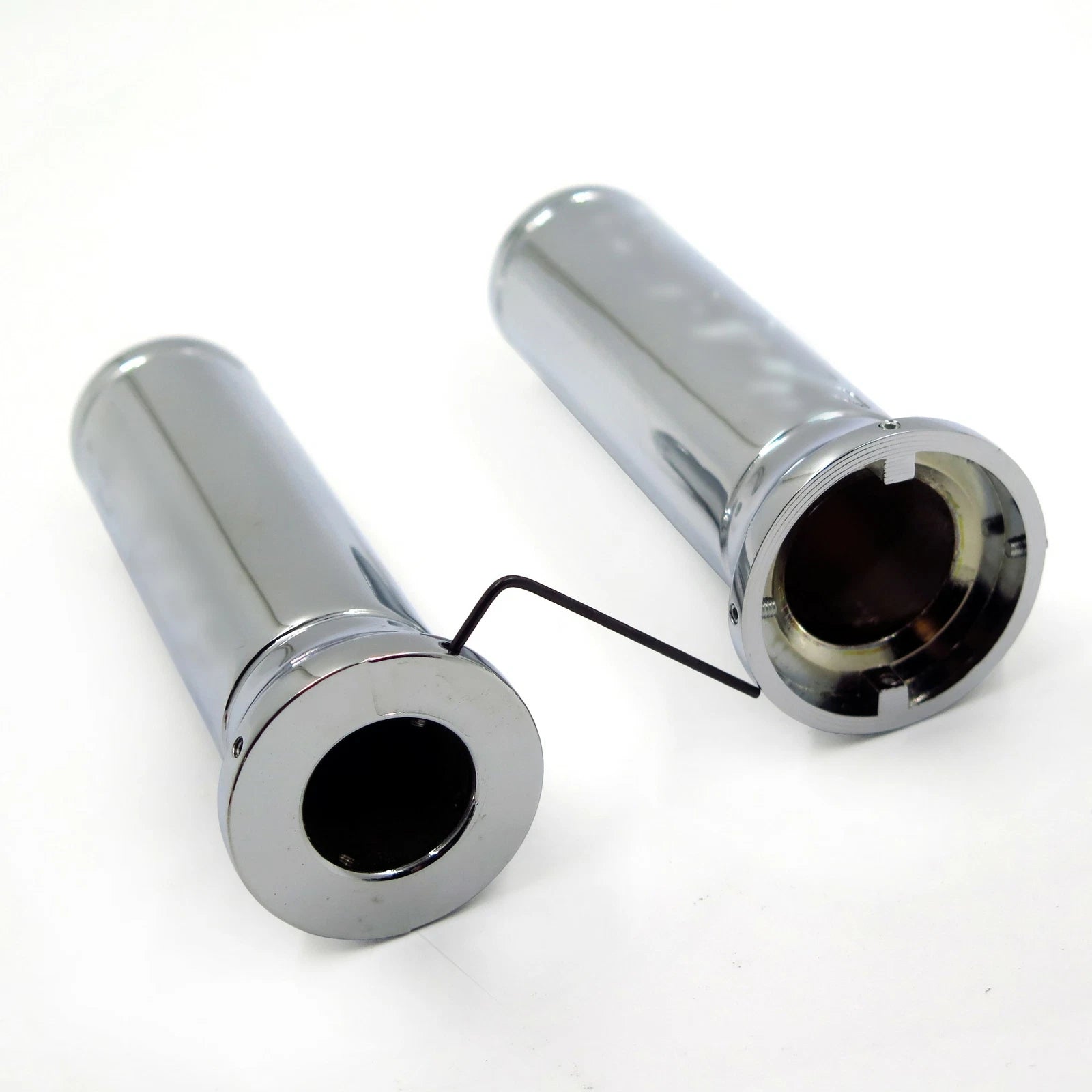 Chrome Billet Aluminum Hand Grips 22mm 7/8" for Yamaha YZF-R1 (2000–2023)