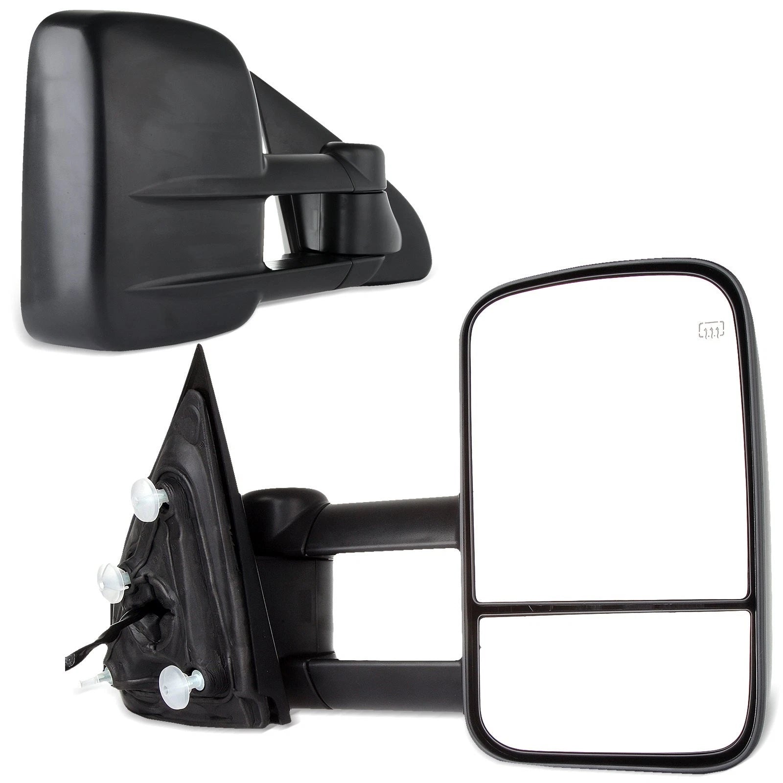 Pair Power Heated Towing Mirrors for Chevrolet Silverado/Sierra (2014–2018)
