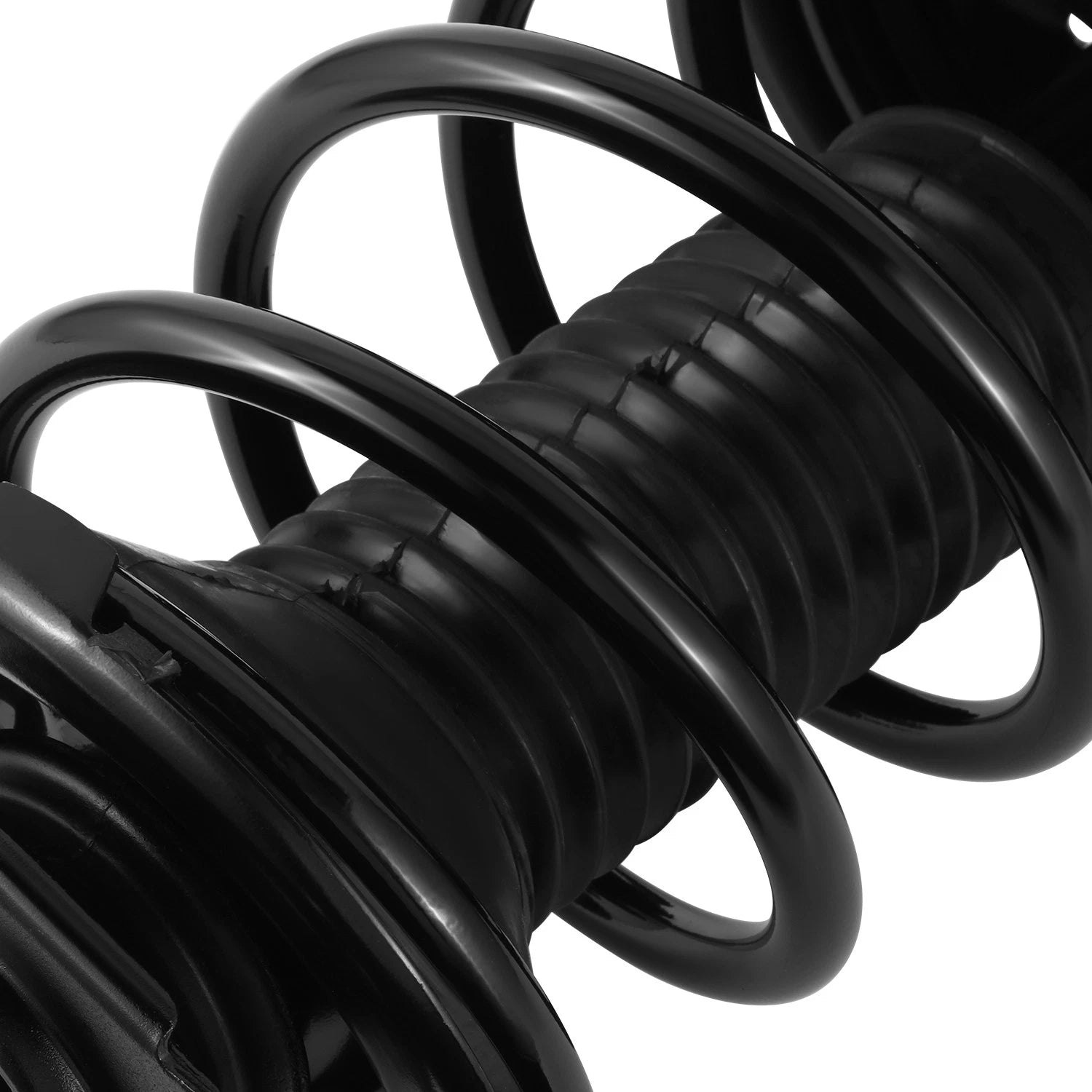 Front Powder-Coated Black Struts with Coil Spring Assembly for Toyota RAV4 (2001–2005)