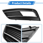 1pc Front Left Fog Light Grill for Audi A4 S4 (2013–2015) No. 8KD807681B ABS