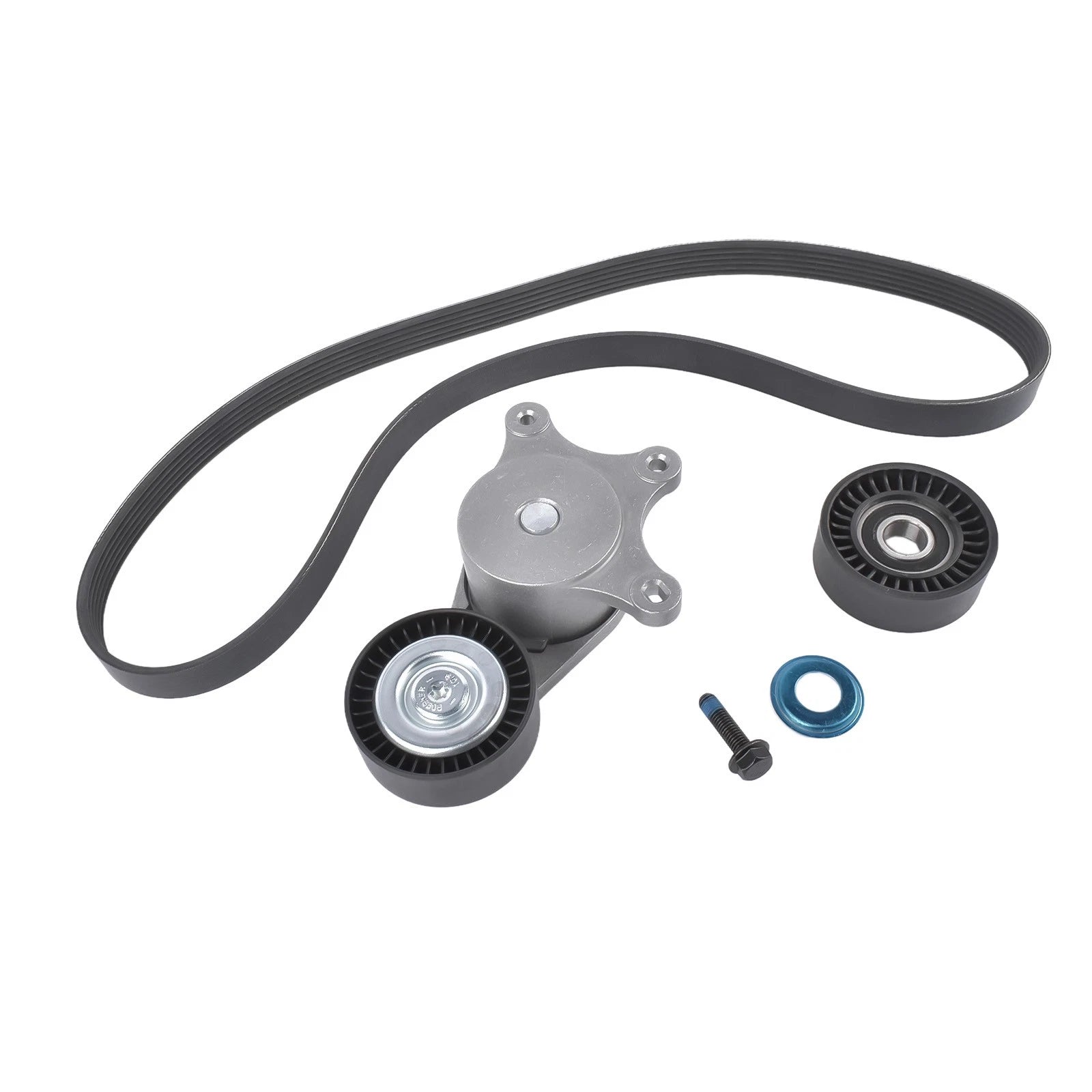 6PK1140 Belt Tensioner Pulley Kit for Ford Taurus Flex Explorer
