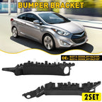Set of 4 Front Bumper Brackets for Hyundai Elantra Sedan (2011–2015)