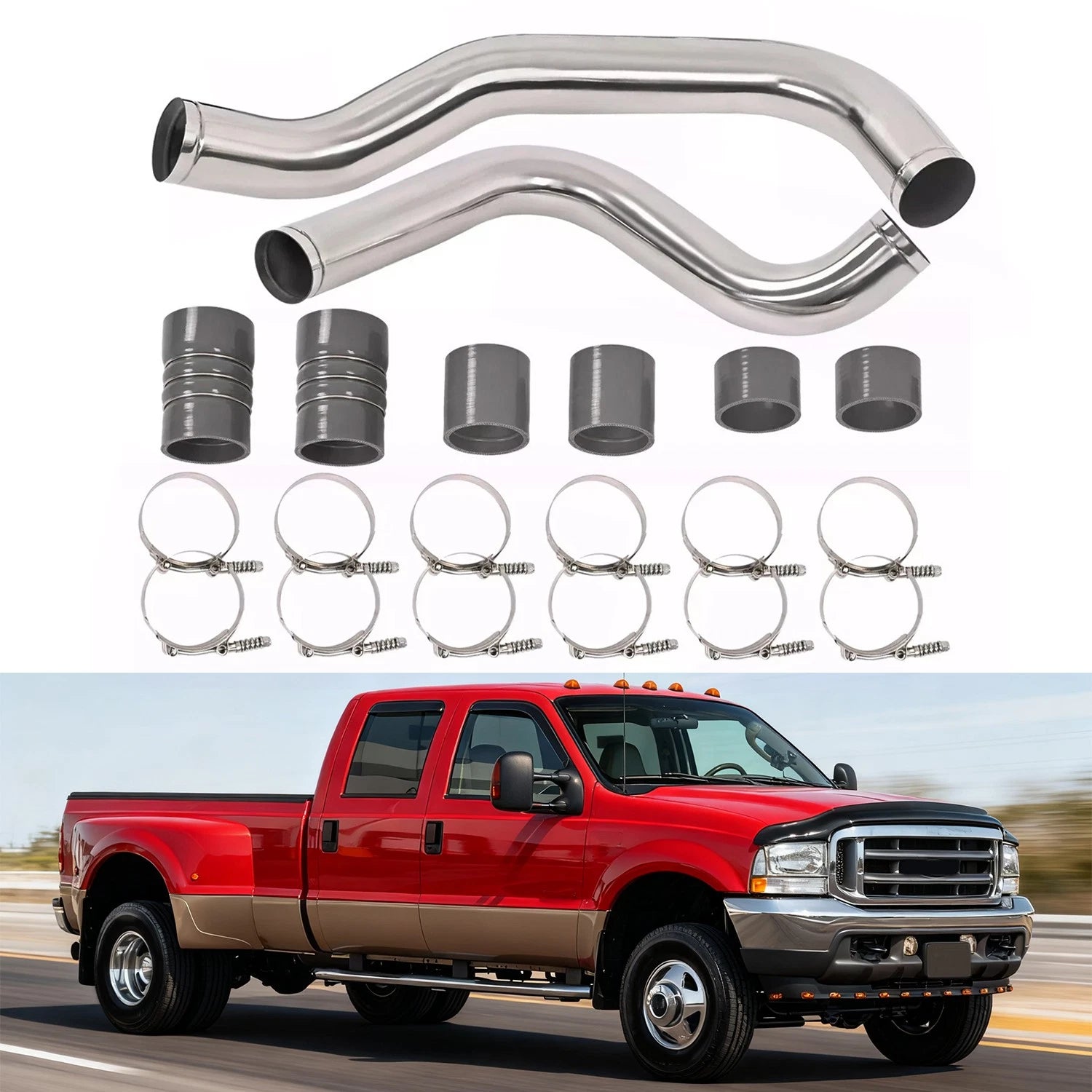 3" Intercooler Pipe & Boot Kit for Ford 7.3L Powerstroke (1999.5–2003)