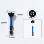 2X Magnetic Cross Head Screwdriver Bits for Plasterboard Positioning (50mm)