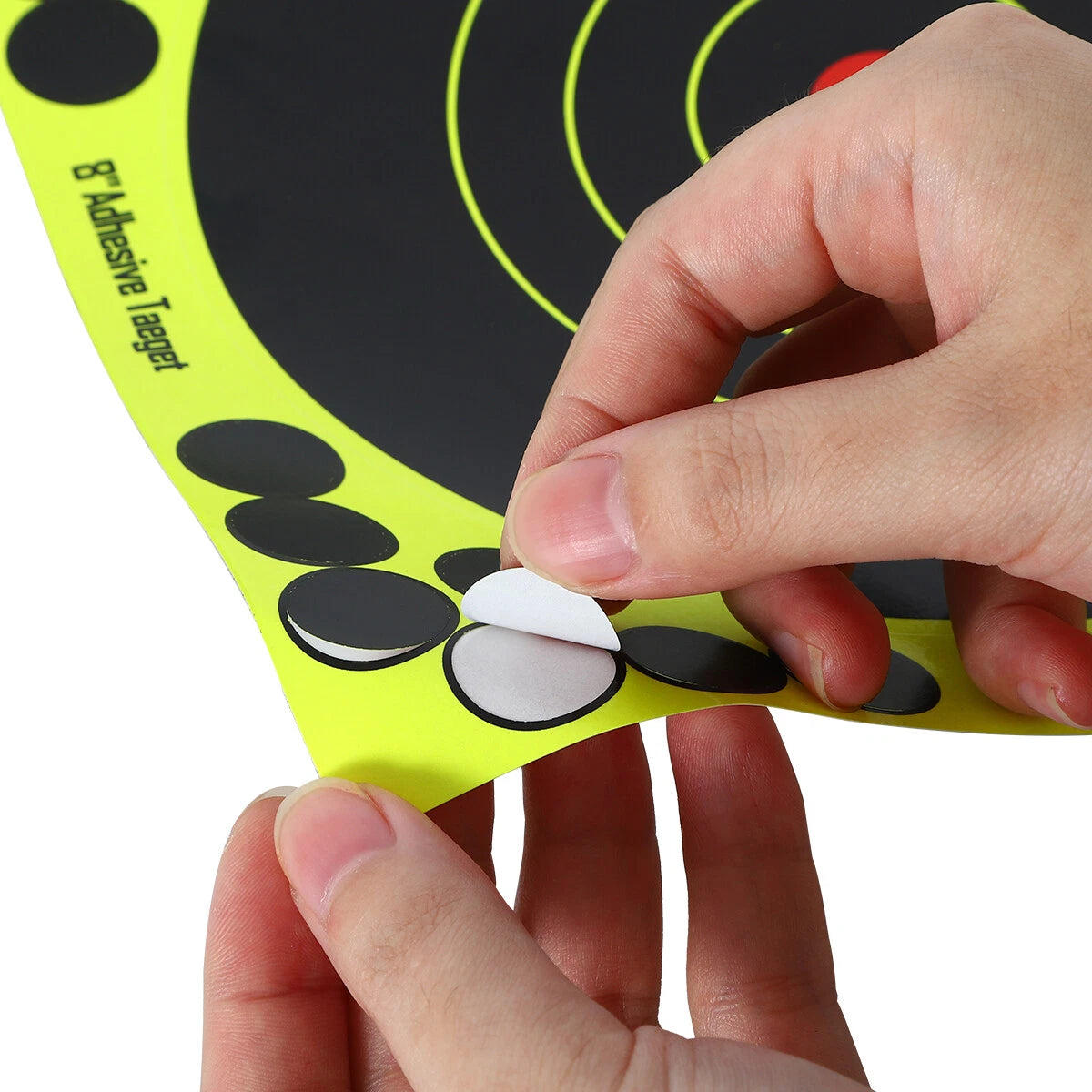 25 Pack Splatter Shooting Targets 8 Inch Paper for Rifle Shooting