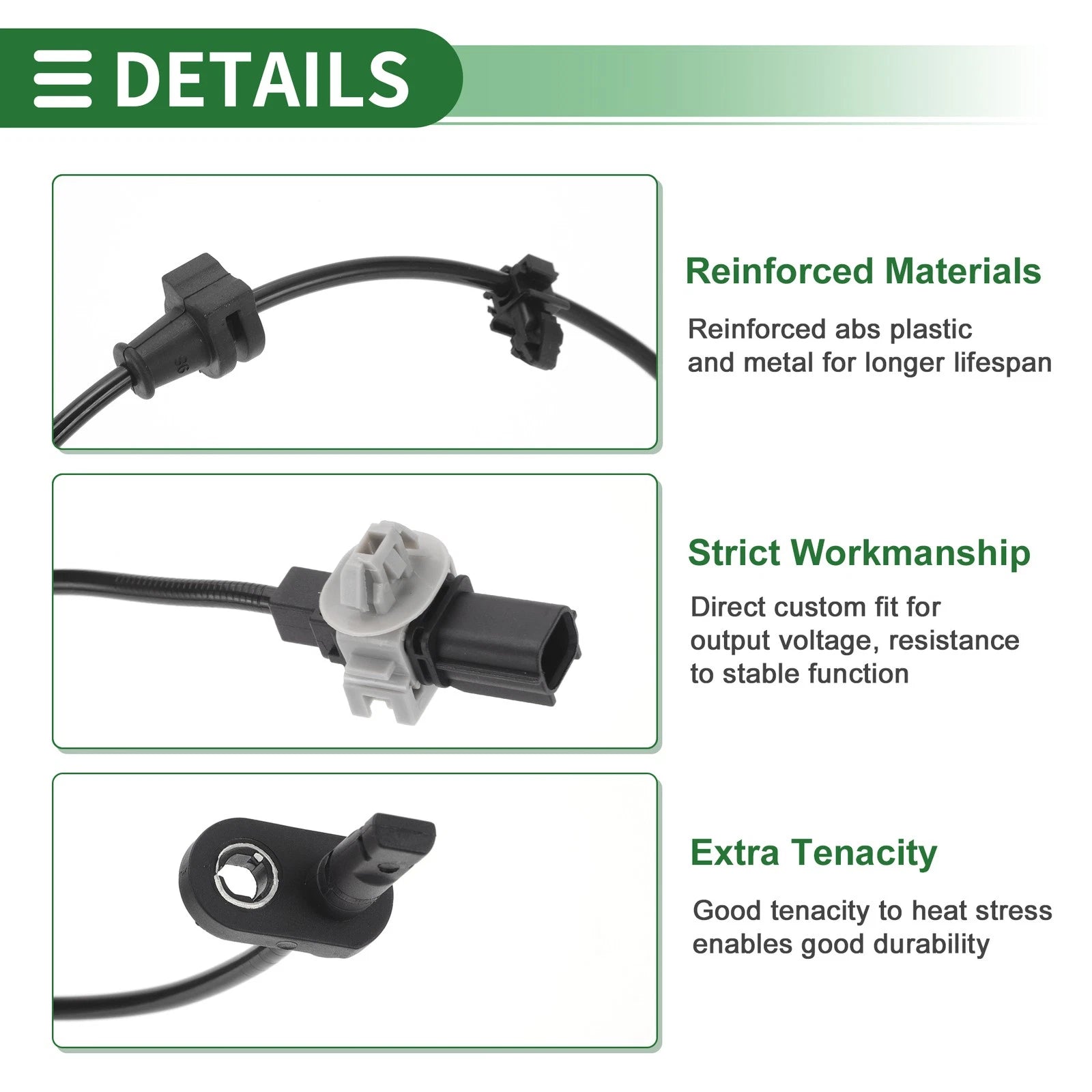 ABS Wheel Speed Sensor for Honda Civic (2016–2021) No. 57450TEAT01