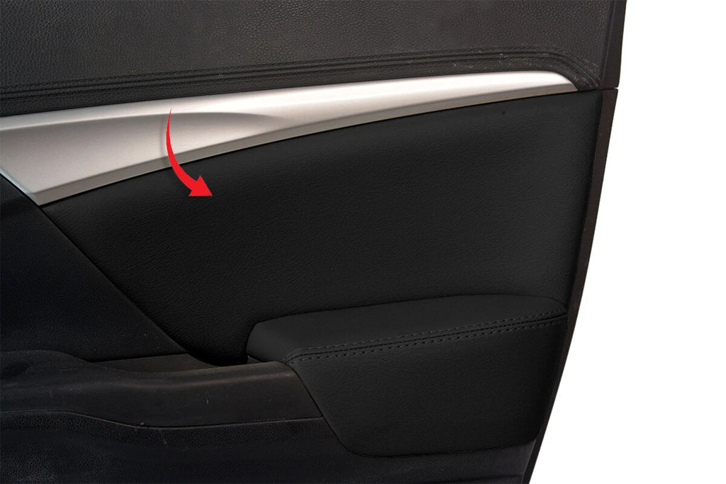 Front Insert Door Panel for Honda Civic Sedan (2012–2015) Black Leather