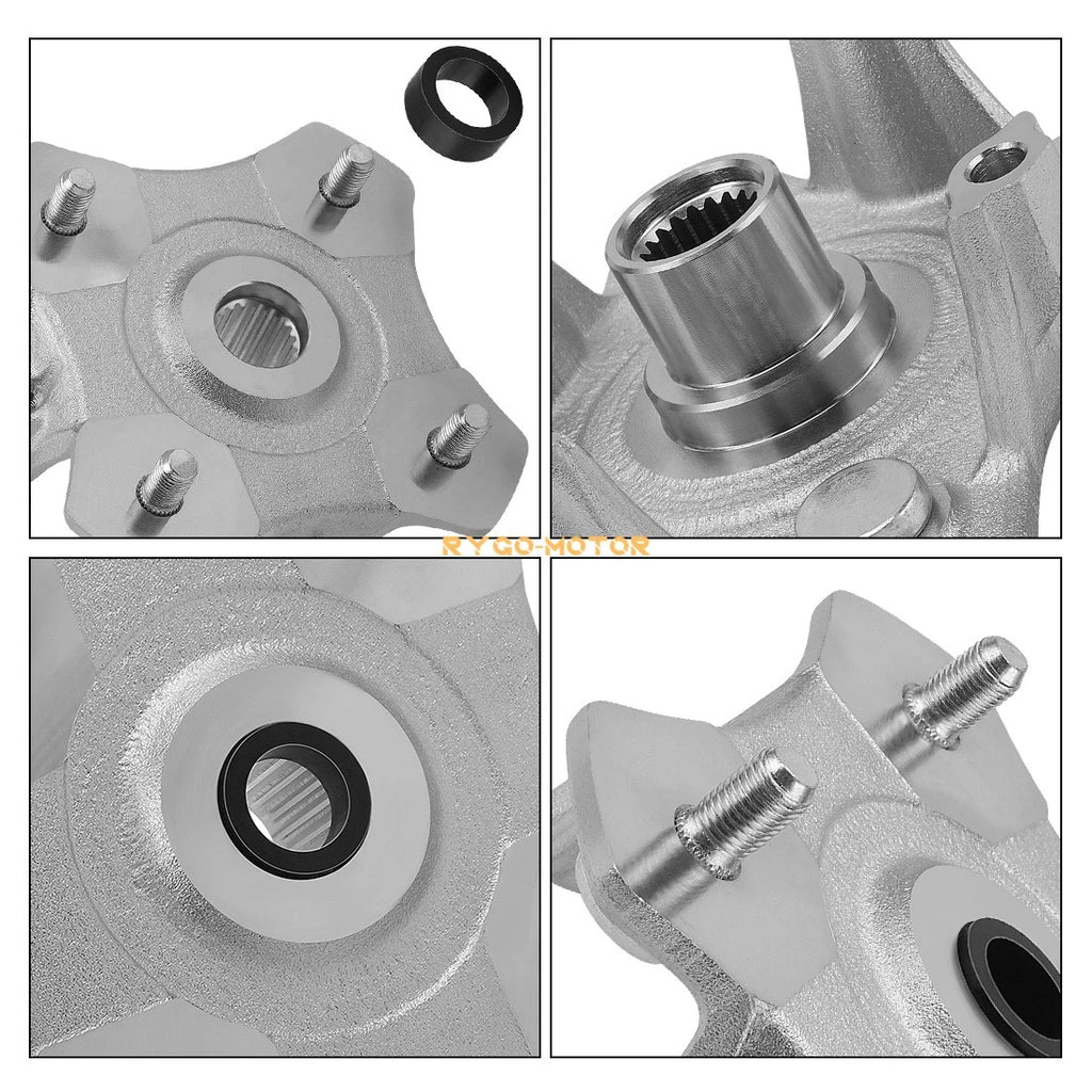 2X Front Left/Right Wheel Hub 0502-421 for Arctic Cat 500 4x4 FIS (2002–2004)