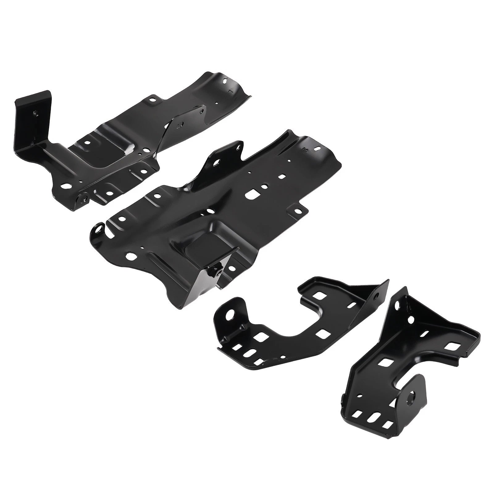 Bumper Bracket Set of 2 Left Right Front for Chevrolet Silverado 1500 (2019–2021) Steel