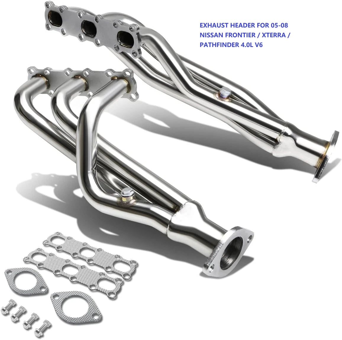 Pair Exhaust Header for Nissan Frontier/Xterra/Pathfinder 4.0L V6 (2005–2008)