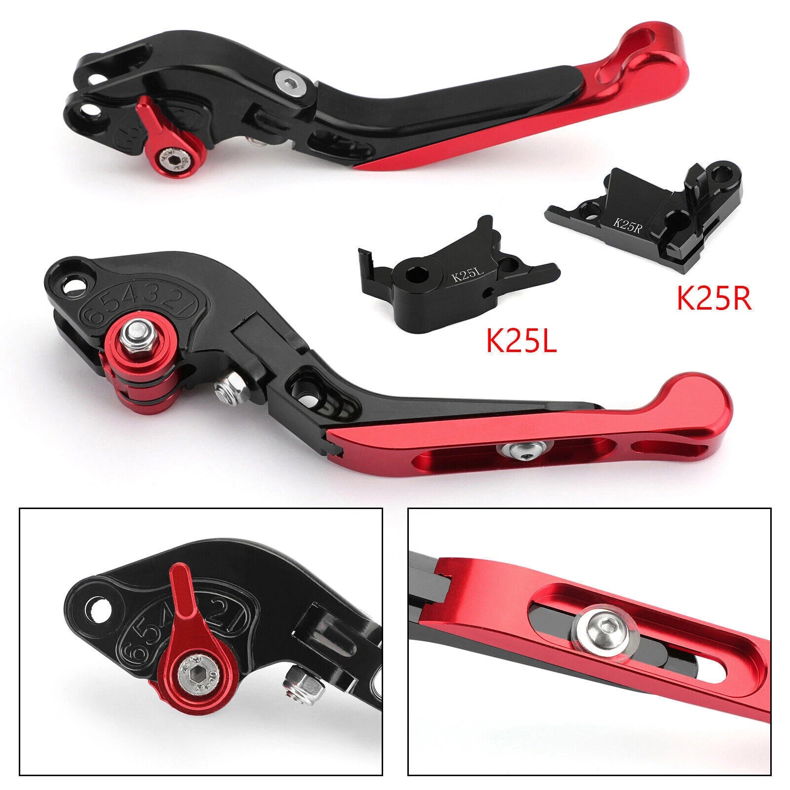 Adjustable Folding Brake & Clutch Lever for 790 R (2018–2019)