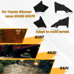 Set of 4 Mud Liner Splash Flaps for Toyota 4Runner (2003–2020)