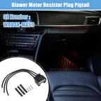 Set of 1 Cooling Fan Resistor Pigtail Connector for Kia Optima (2014–2019)