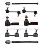 Set of 8 Front Rear Sway Bar Inner Outer Tie Rods for Toyota Corolla (1993–2002)