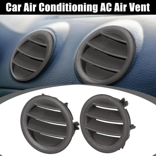 1 Pair AC Air Vents for Mercedes-Benz C280 C200 C250 (Brown)