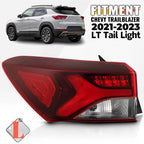 Outer LED Tail Light Driver Side for Chevy Trailblazer ACTIV|RS (2021–2023)