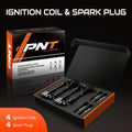 4X Ignition Coil + Iridium Spark Plug Set for Nissan Altima Frontier (2013–2023)