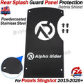 Rear Splash Guard Panel Protector Fender Flare for Polaris Slingshot (2015–2025)