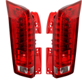 Set of 2 RED LED Tail Light Brake Lamps for Cadillac SRX (2010–2016)