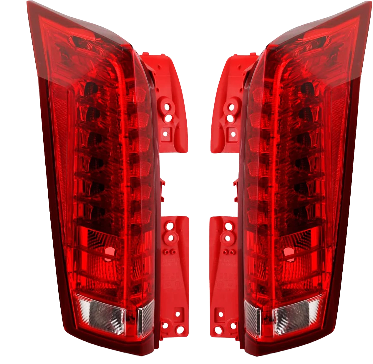 Set of 2 RED LED Tail Light Brake Lamps for Cadillac SRX (2010–2016)