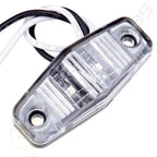 Pack of 16 Clear Lens Side Marker Lights for Trailer Truck Pickup 12V