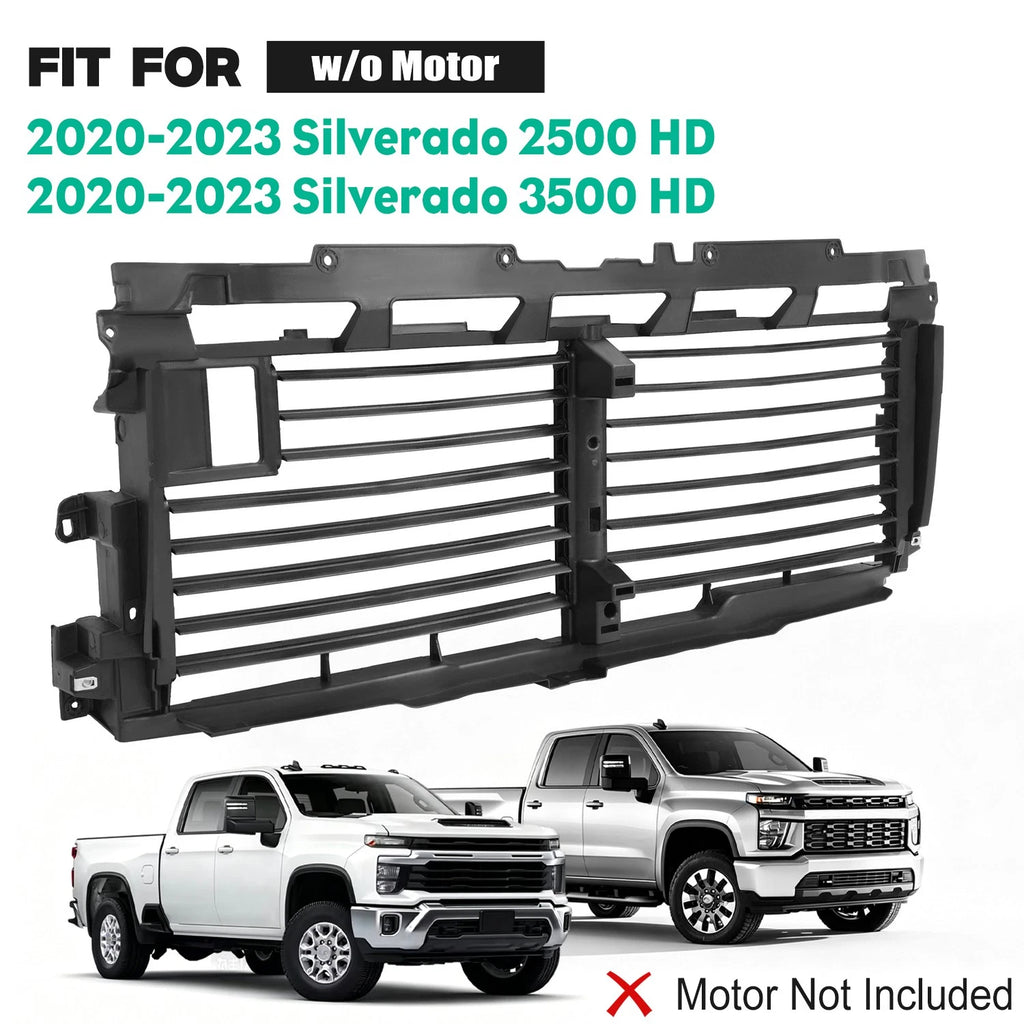 Upper Air Radiator Grille Shutter for Chevrolet Silverado 2500/3500 HD (2020–2023)