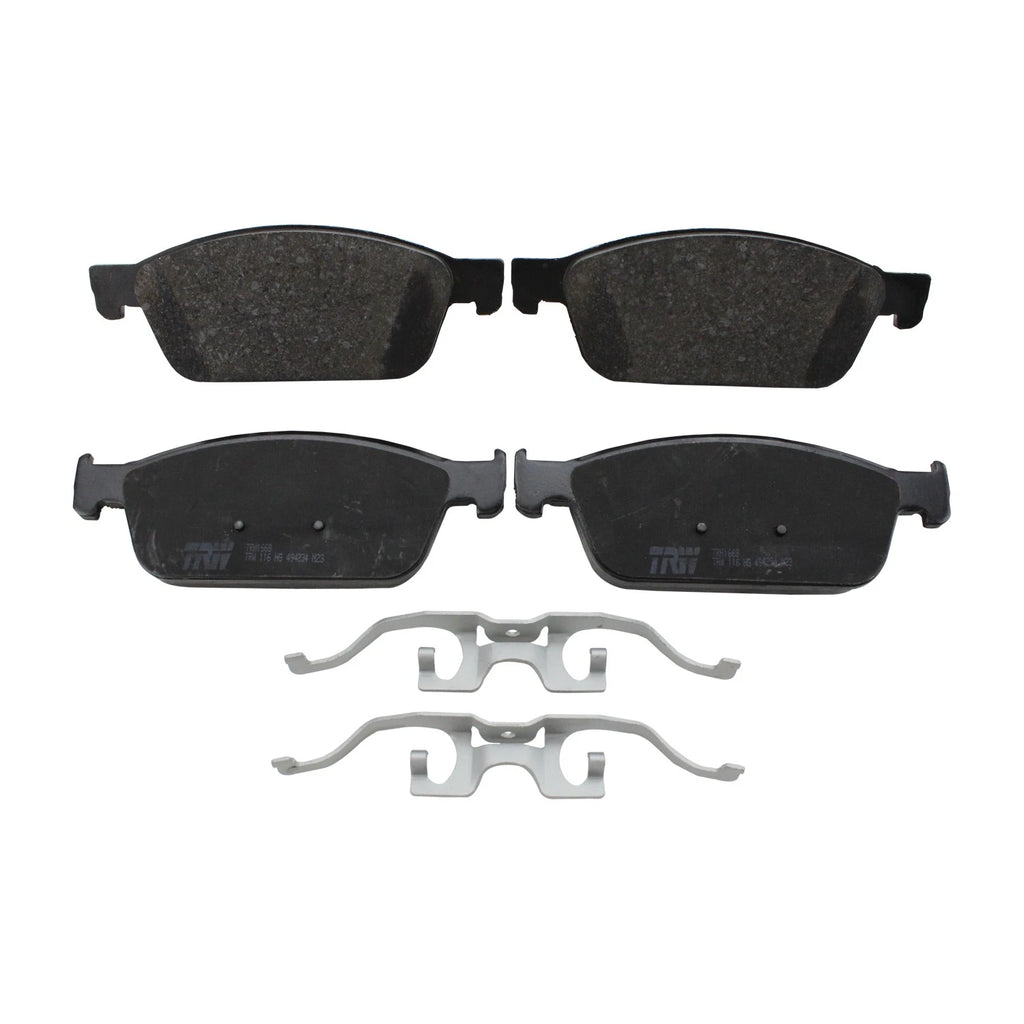 Set of 2 DuraGo Front Rotors & TRW Pro Low-Metallic Brake Pads for Focus ST (2013–2018)