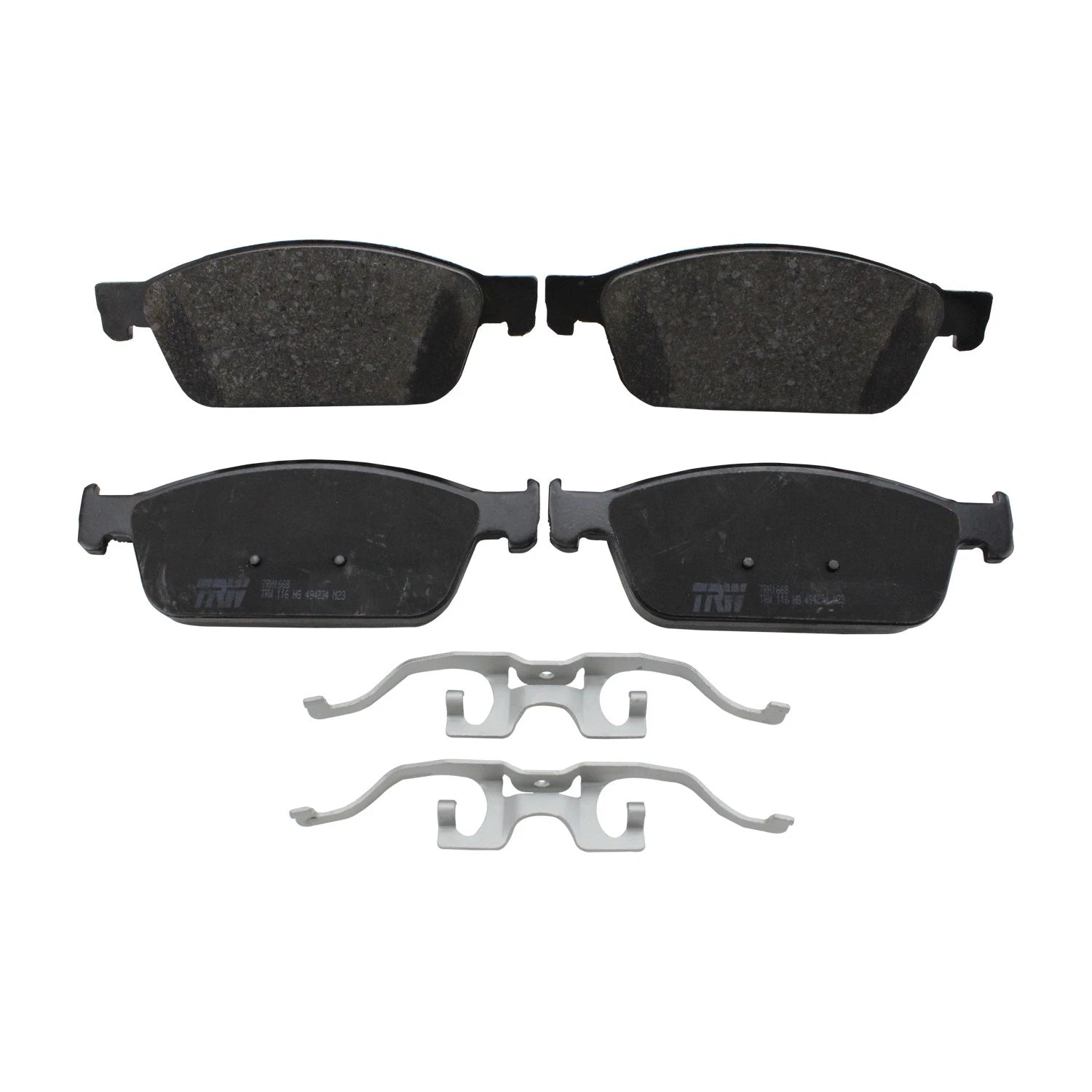 Set of 2 DuraGo Front Rotors & TRW Pro Low-Metallic Brake Pads for Focus ST (2013–2018)