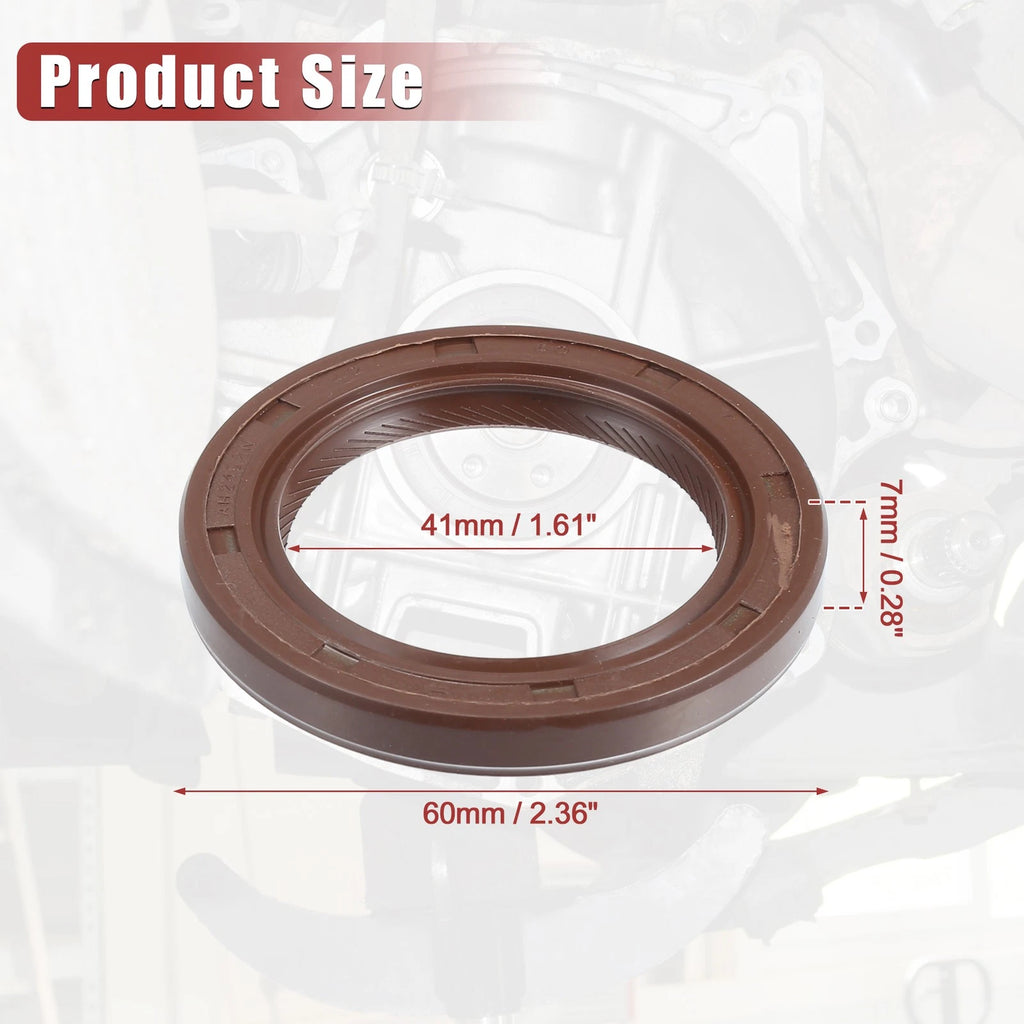 2pcs Engine Crankshaft Seal No. 90311-42036 for Toyota Avalon (2005–2018) Rubber
