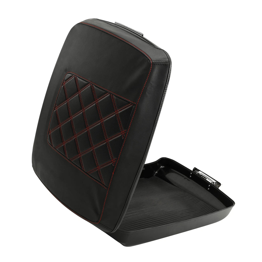 Trunk Lid Cover for Harley Touring Street Road Glide (2014–2024) Black Red