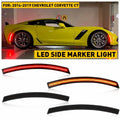 LED Side Marker Lamp & Rear Bumper Reflector for Chevy Corvette C7 (2014–2019)