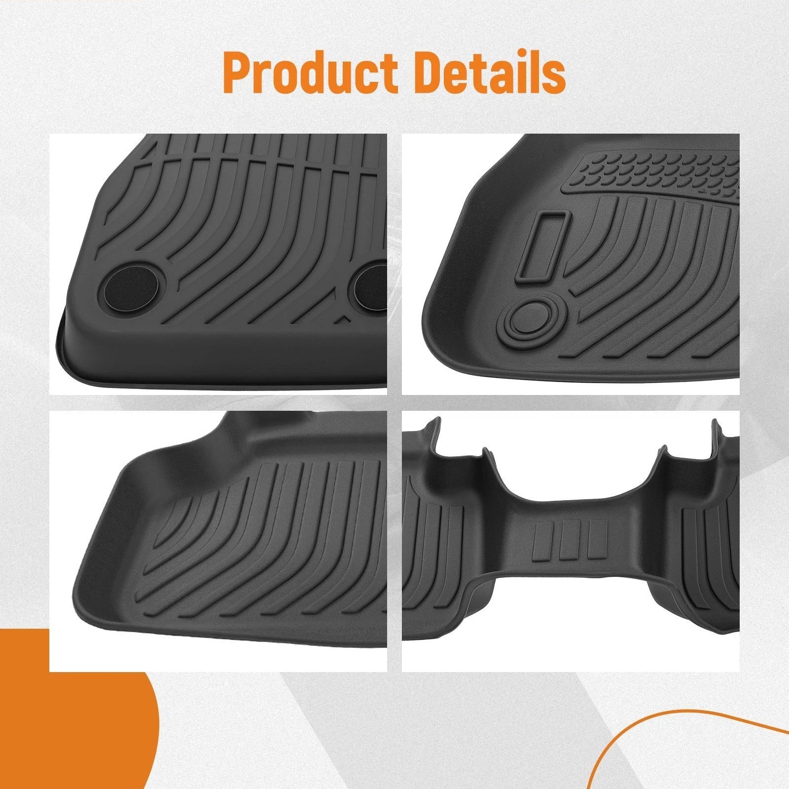 Anti-Slip TPE Floor Mats for Mini Cooper Countryman (2017–2024)