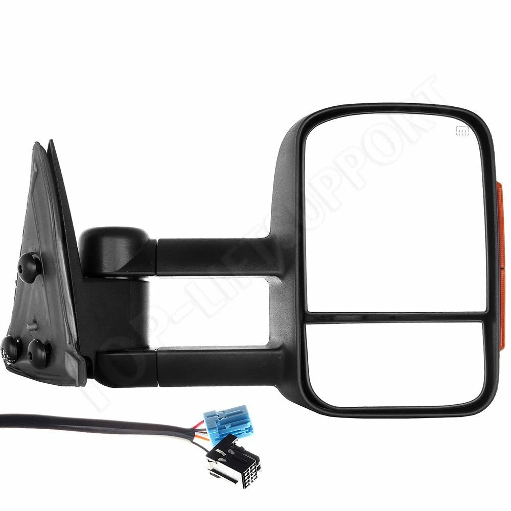 Power Heated LED Signal Side Mirrors for Chevrolet GMC (2003–2007)
