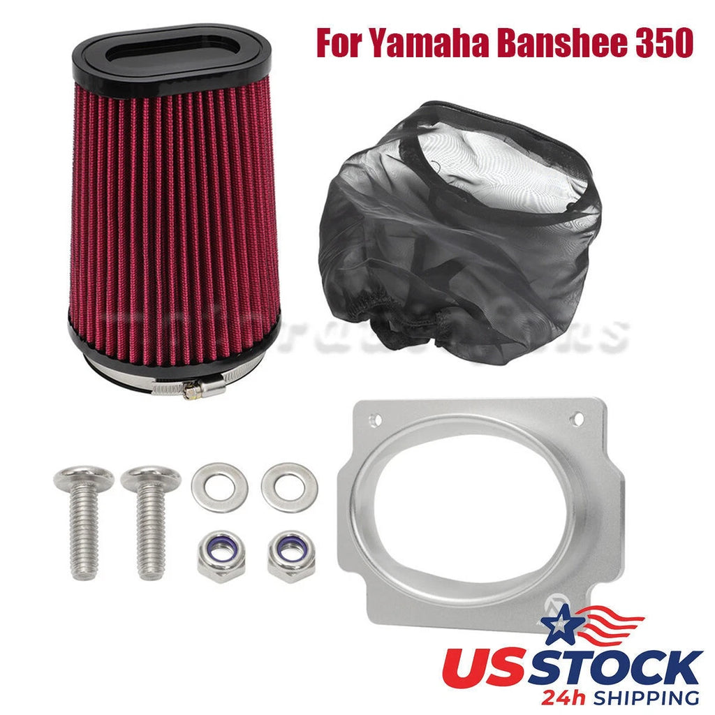 Pro Flow Airbox Adapter Air Filter Outerwear for Yamaha Banshee 350 (1987–2006)