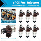 6x Fuel Injector for Toyota 4Runner Pickup T100 (1989–1995) 23250-65020