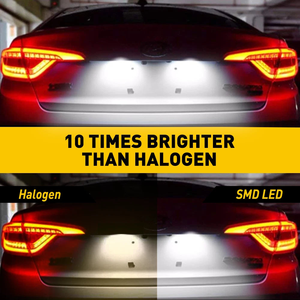 LED License Plate Light for VW T5, Caddy, Golf, Jetta, Passat, Skoda (2003–2023)