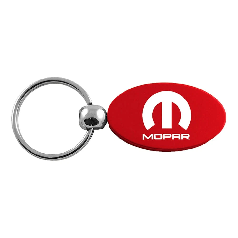 Red Oval Keychain KC1340.MOP.RED - Officially Licensed for Mopar Vehicles