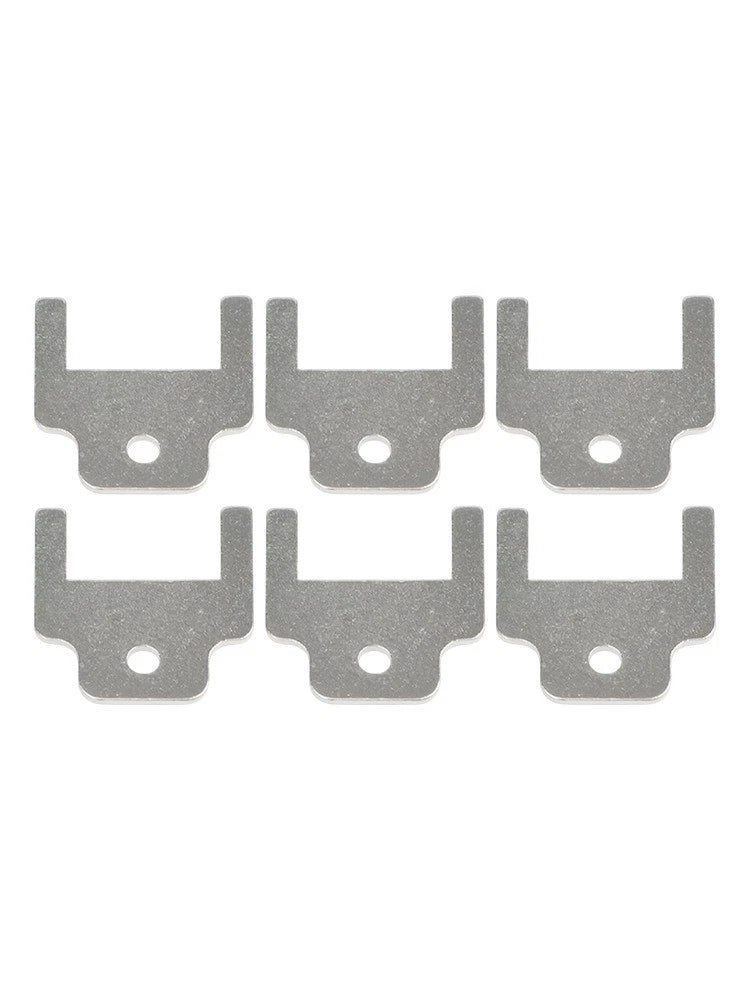 Set of 6 Stainless Steel Dispensing Keys for Automotive Use