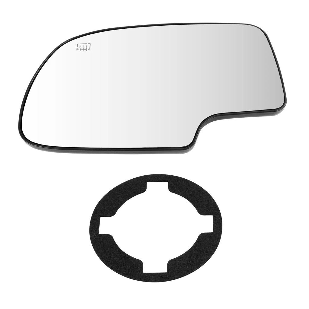 Power Heated Driver Side View Mirror Glass for Chevy Silverado GMC Sierra