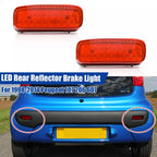 Red LED Rear Reflector Stop Lamp for Peugeot 107 206 607, Citroen C1 C5 (1998–2014)